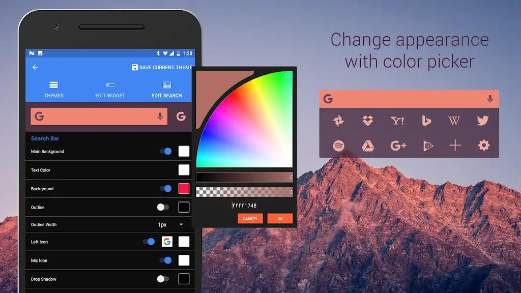 Custom Search Bar Widget CSBW Screenshot 6
