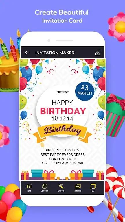 Invitation Card Maker Screenshot 1