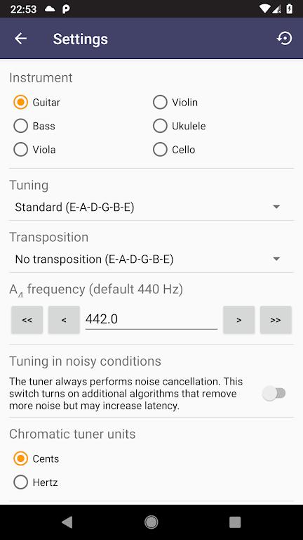 Strobe Tuner Pro: Guitar Tuner Screenshot 1