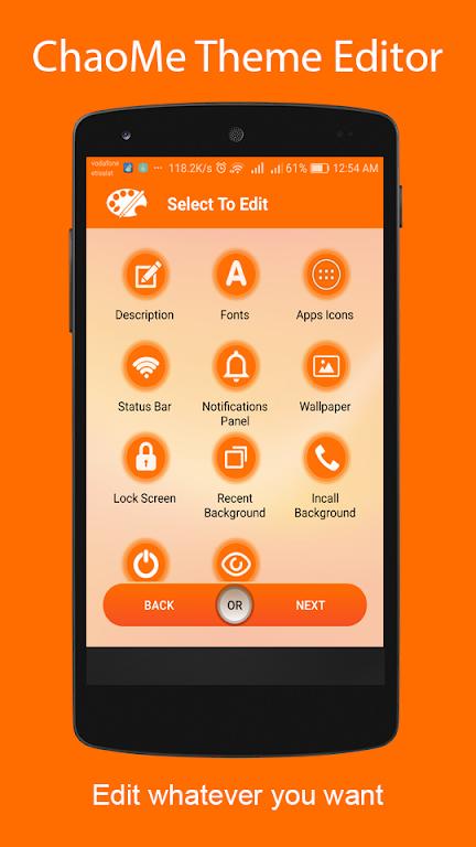 ChaoMe Theme Editor (MIUI Theme Editor) Screenshot 1