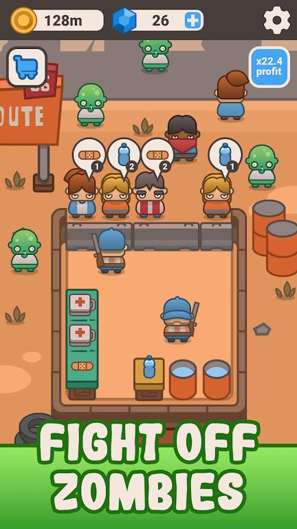 Idle Outpost: Upgrade Games Screenshot 1