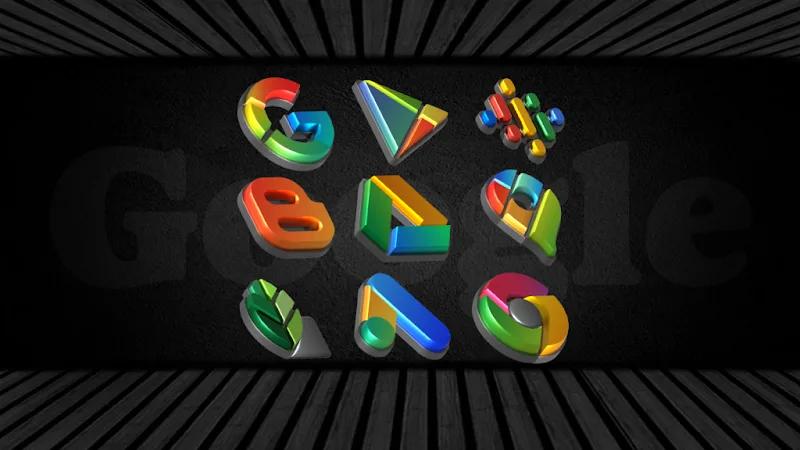Auric Dark 3D Icon Pack Screenshot 2