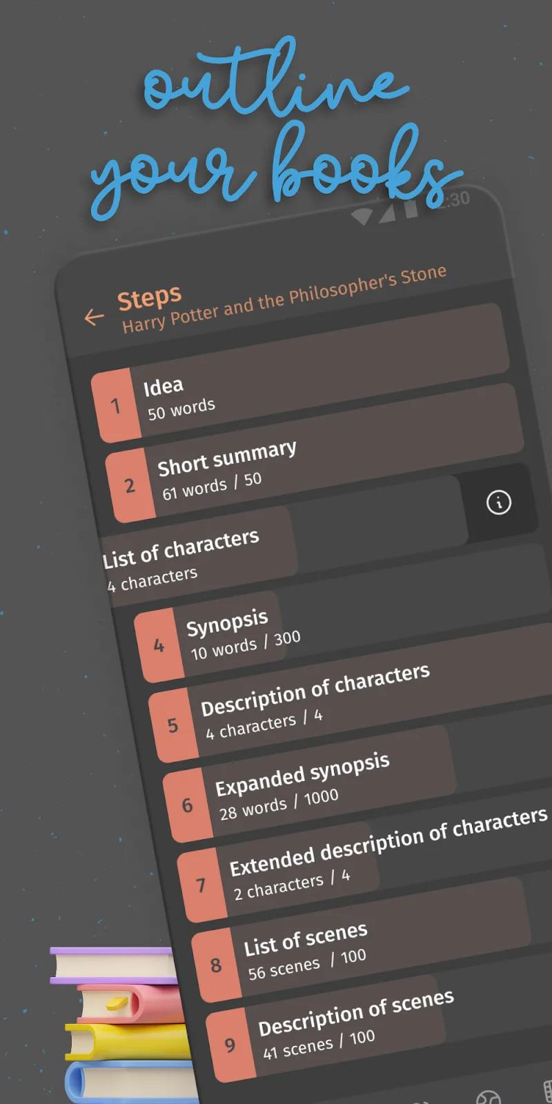 Fabula - Story Planner Screenshot 2