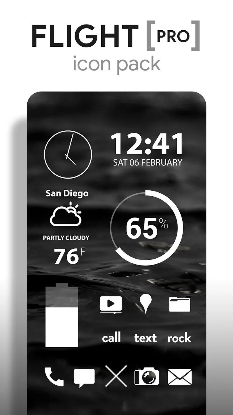 Flight Pro - Icon Pack Screenshot 1