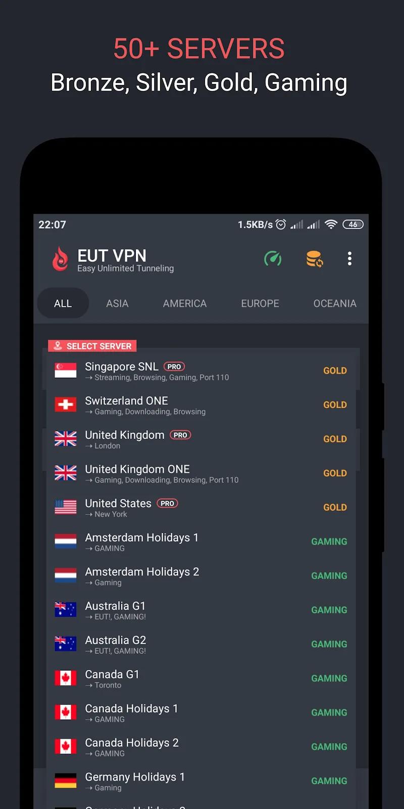 EUT VPN Screenshot 2