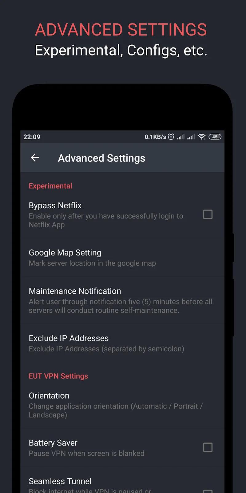 EUT VPN Screenshot 4