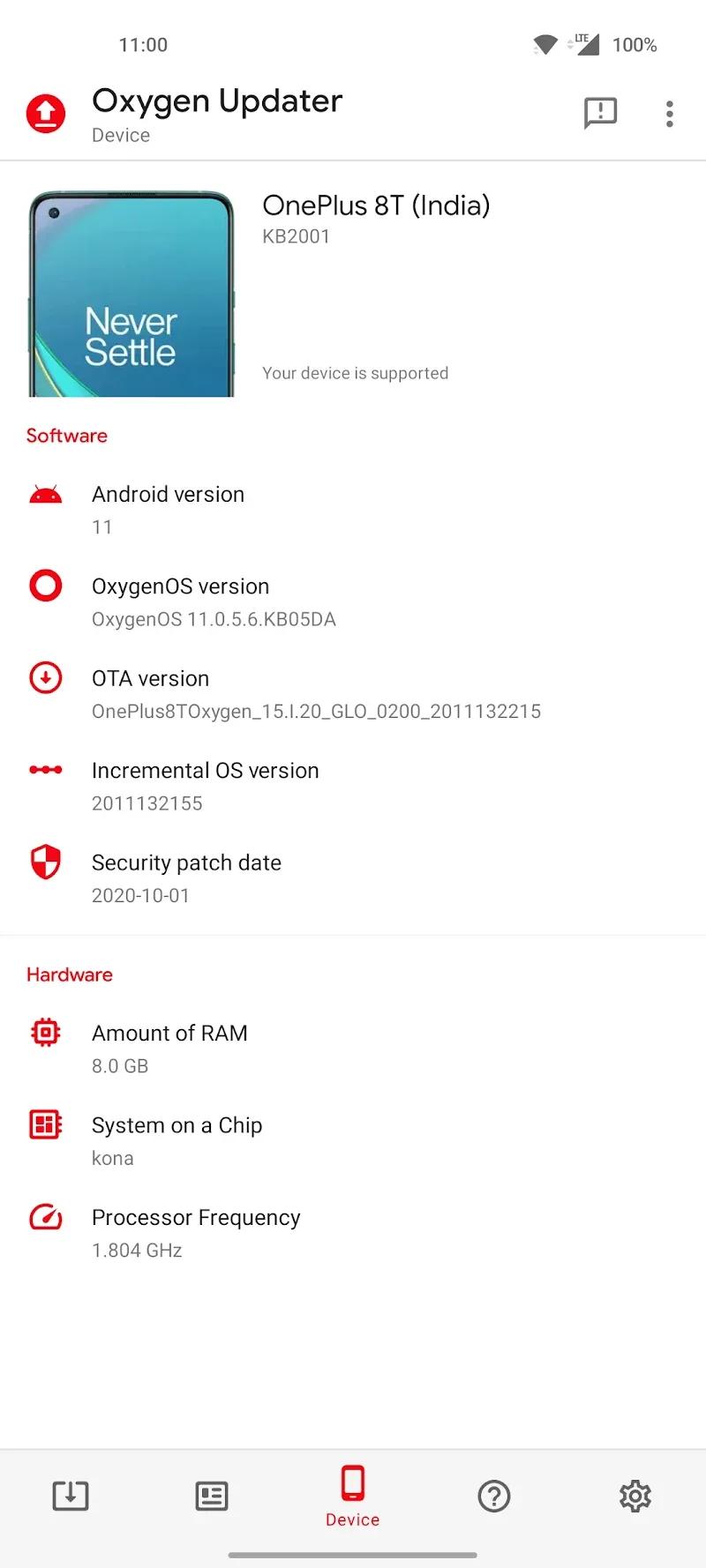 Oxygen Updater Screenshot 4