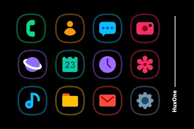 HuxOne Dark - Icon Pack Screenshot 5