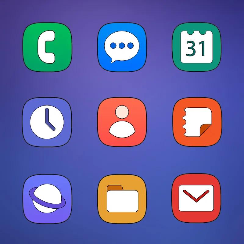 One UI HD - Icon Pack Screenshot 2