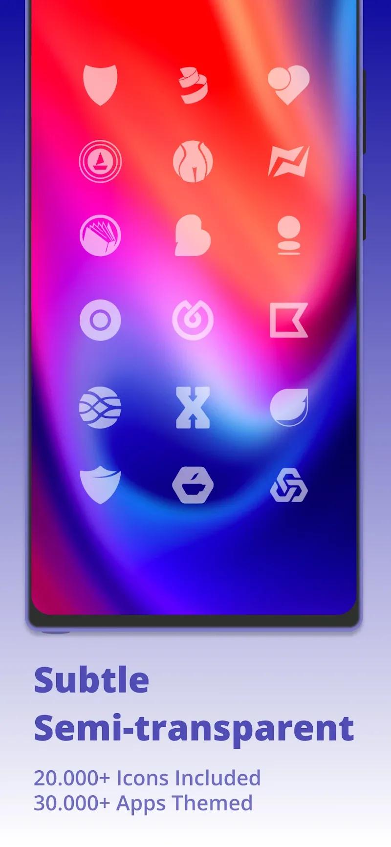 Transparency - Icon Pack Screenshot 2