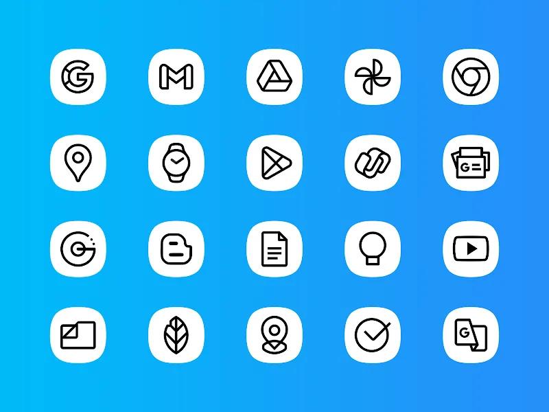 Whiux White - Icon Pack Screenshot 3