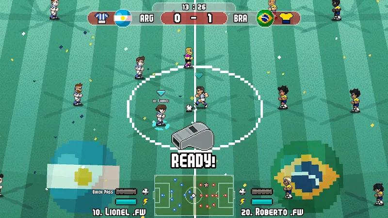 Pixel Cup Soccer - Ultimate Screenshot 1