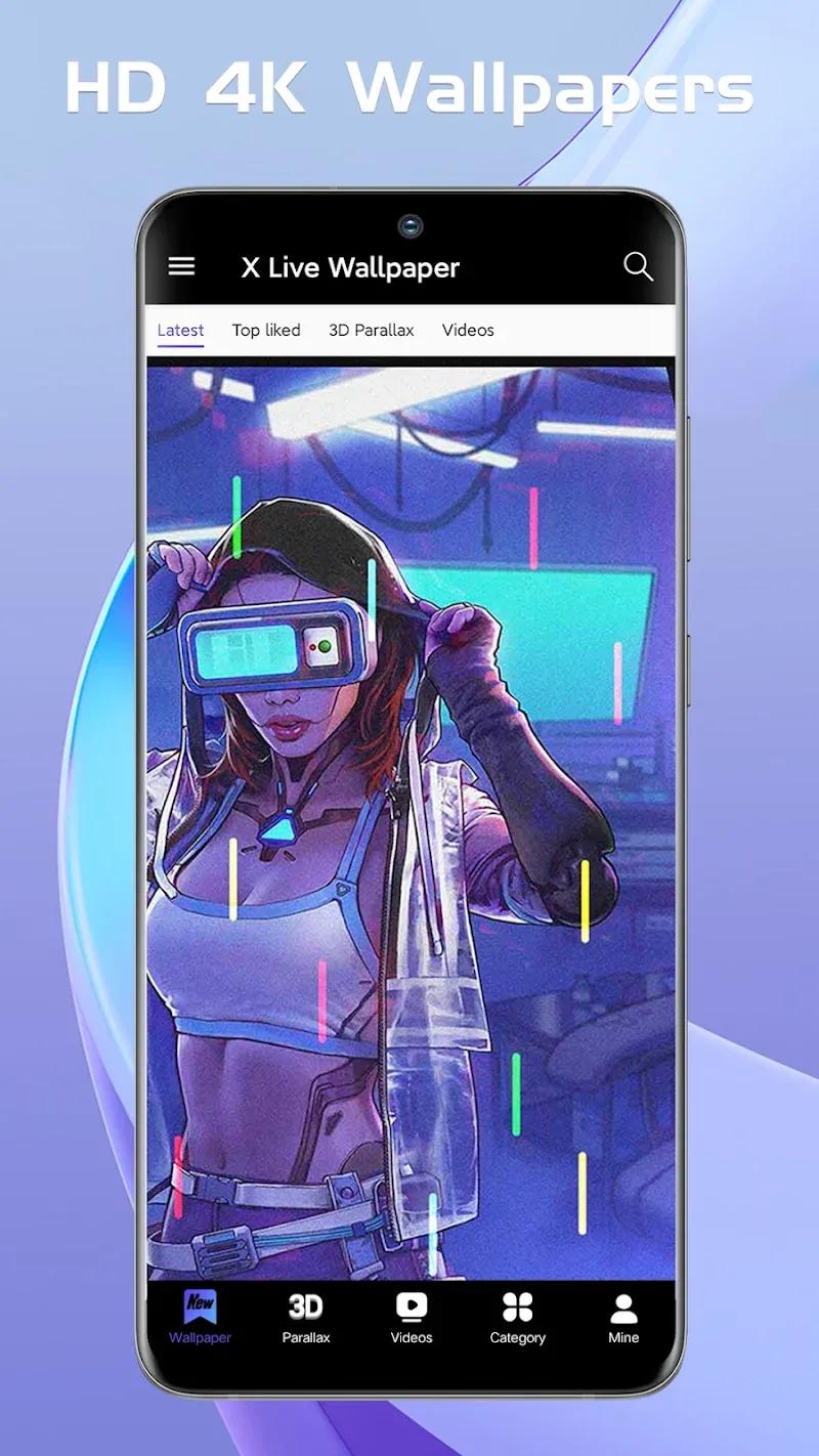 X Live Wallpaper Screenshot 5