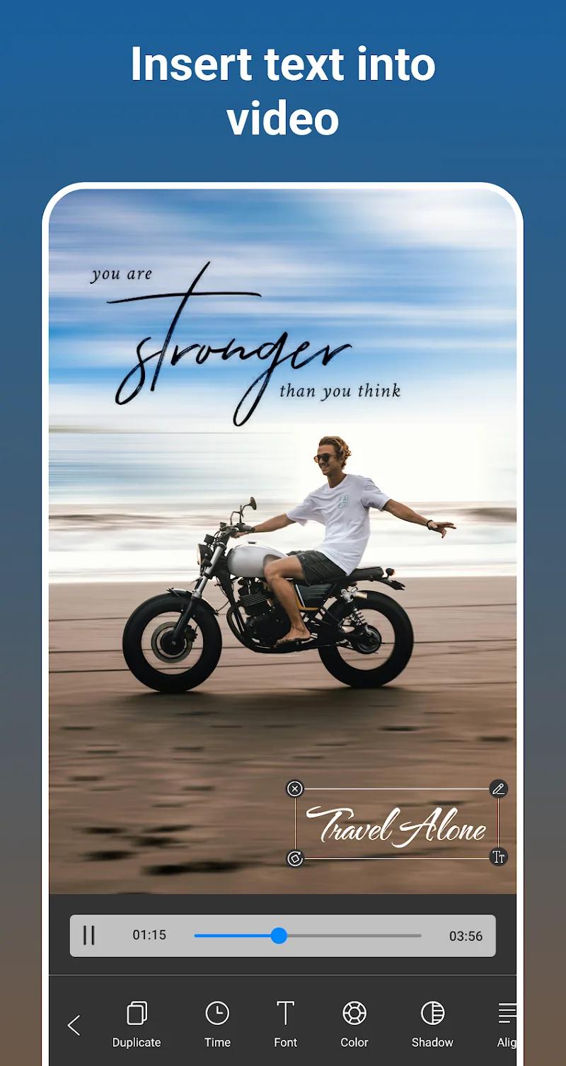 Text On Video Screenshot 1