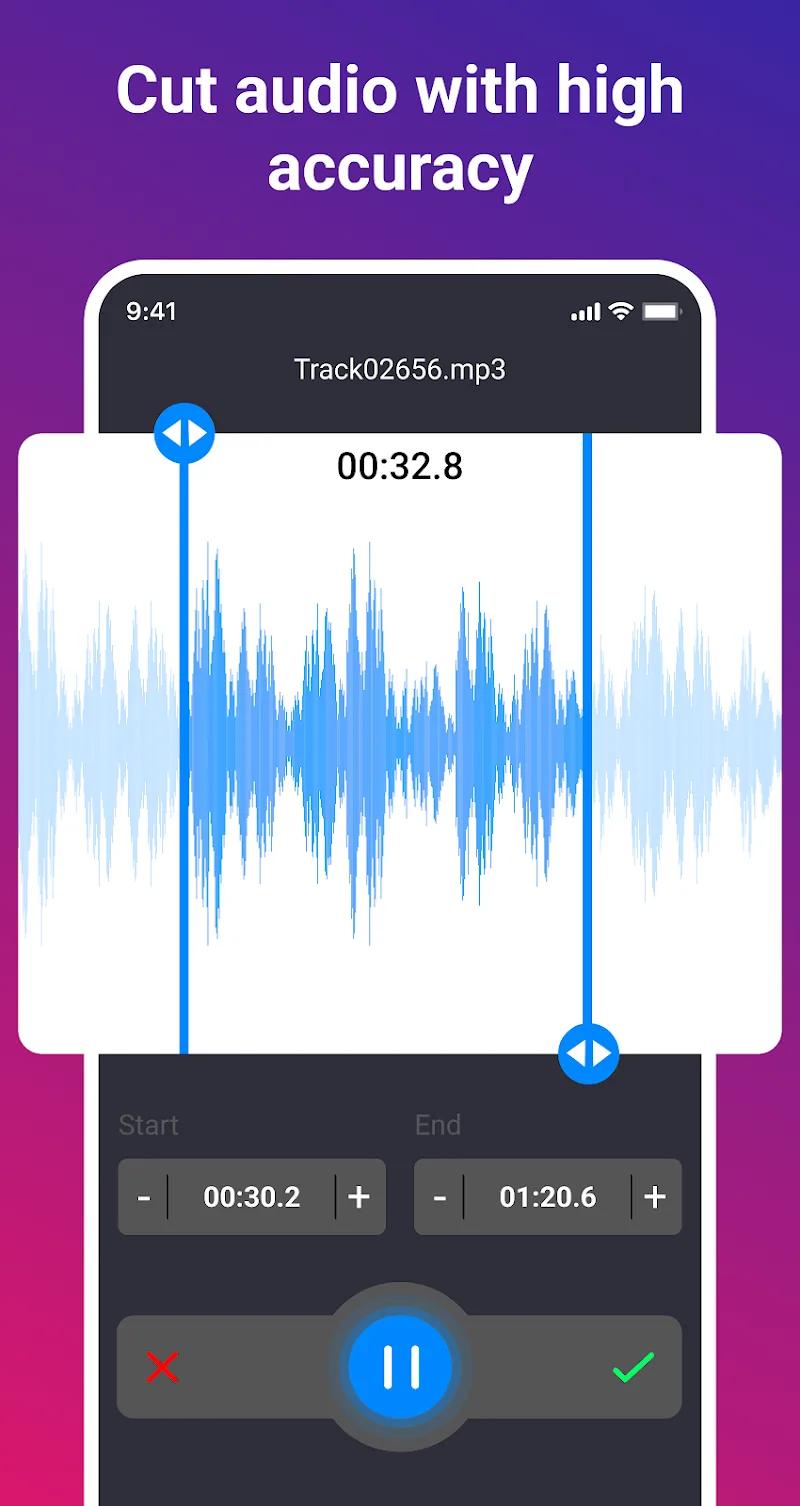 Audio Cutter, Joiner & Mixer Screenshot 1