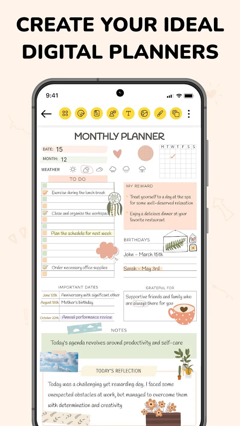 Journal: Notes, Planner, PDFs Screenshot 2