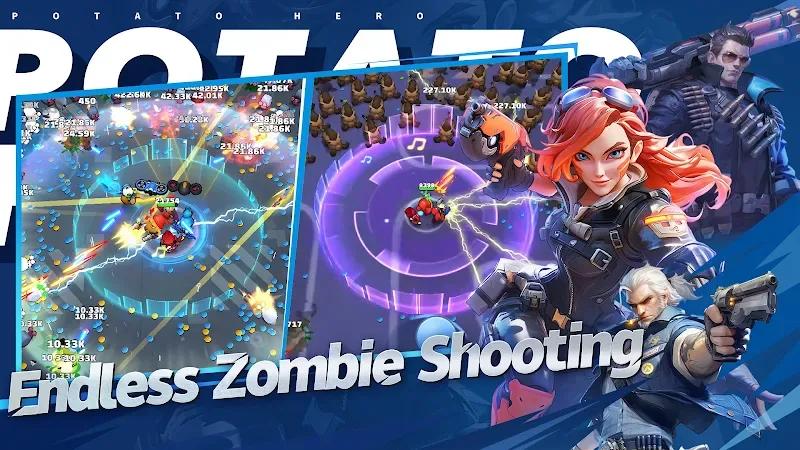 Potato Hero: Zombie Survival Screenshot 2
