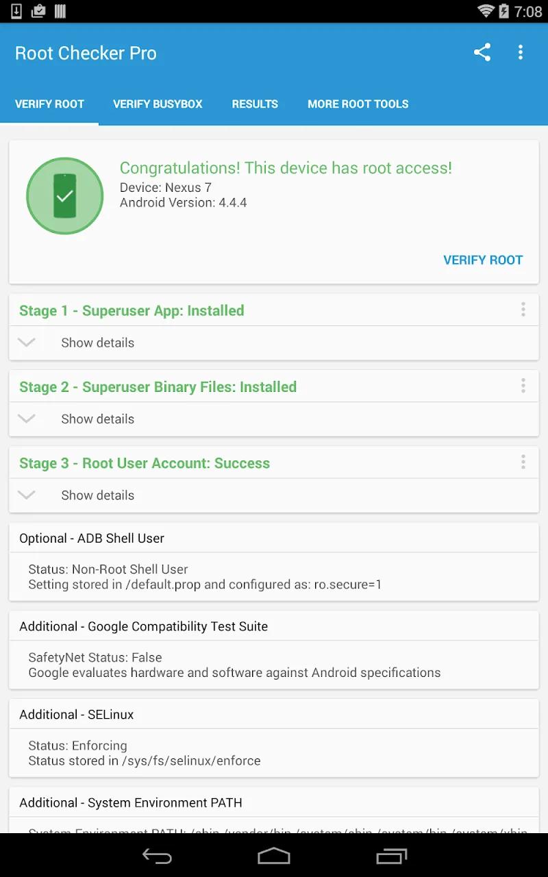 Root Checker Pro Screenshot 5