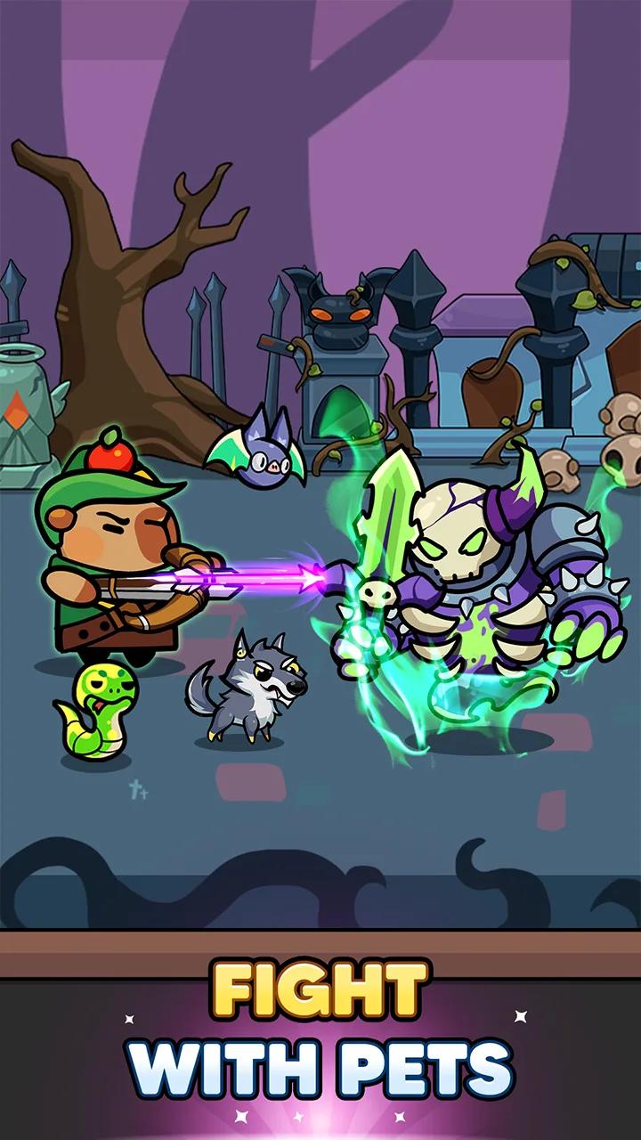 Capybara Survivor: Idle Battle Screenshot 5