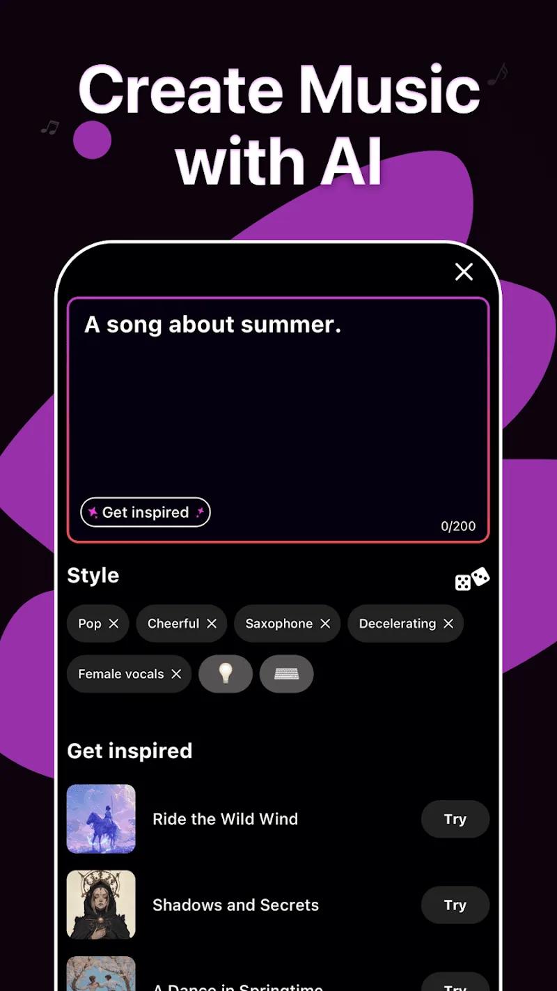 Waazy Ai Music Generator, Song Screenshot 2