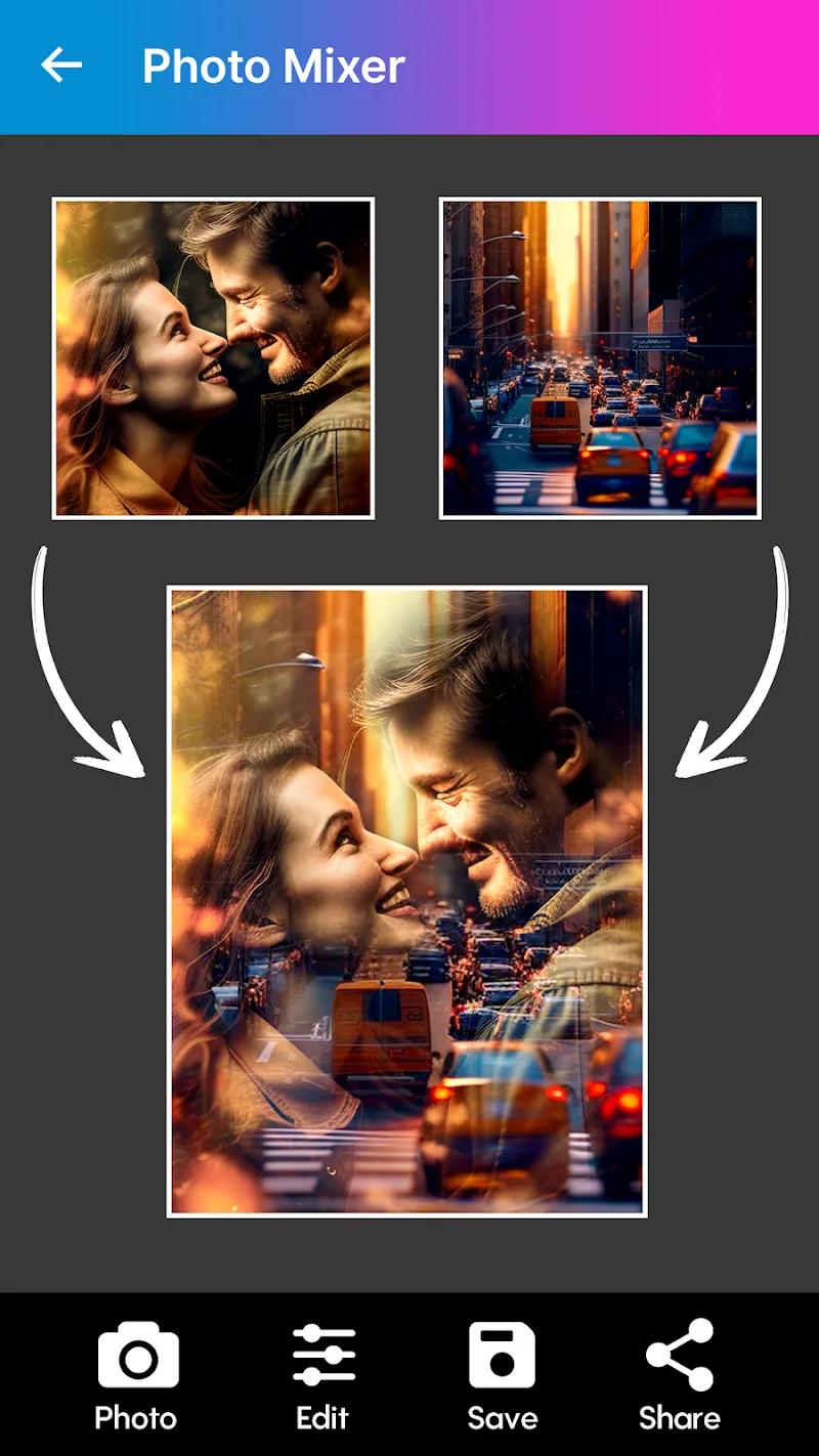 Photo Mixer - Photo Blender Screenshot 1