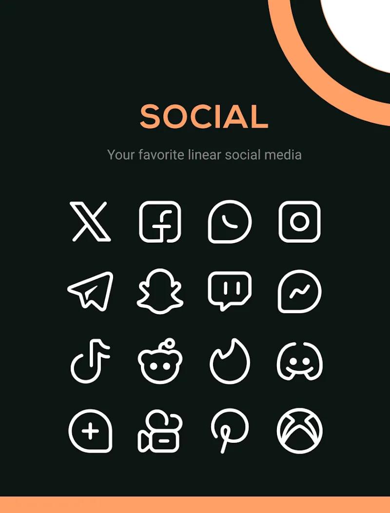 Linebit Light Icon Pack Screenshot 4