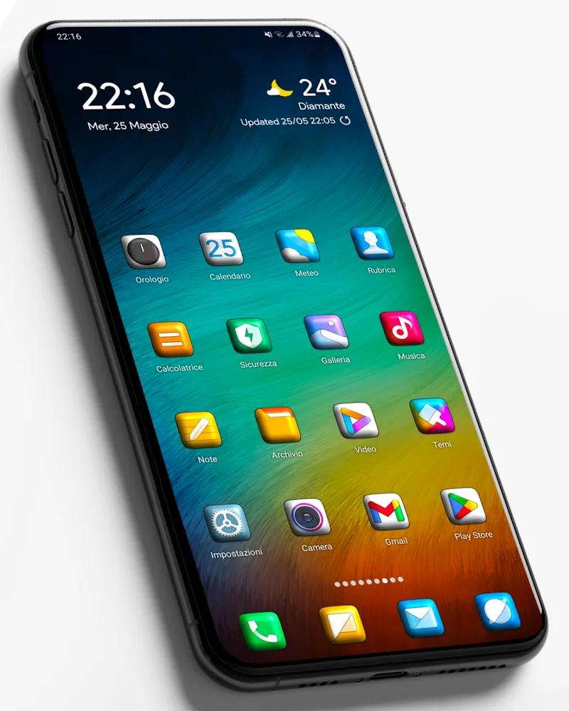MIUl 3D - Icon Pack Screenshot 1