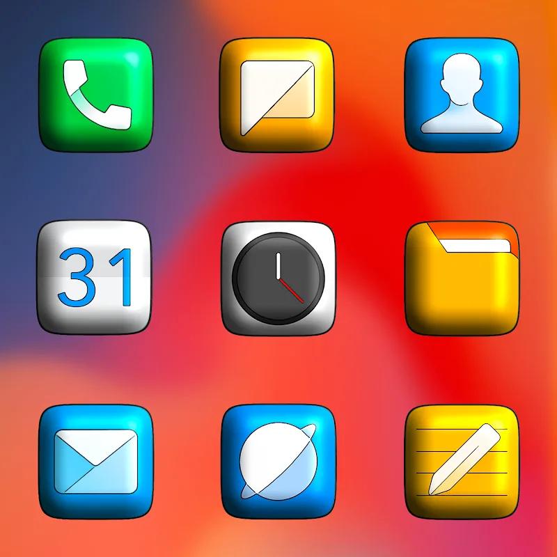 MIUl 3D - Icon Pack Screenshot 2