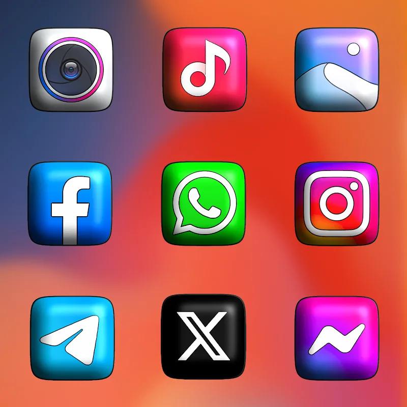 MIUl 3D - Icon Pack Screenshot 3