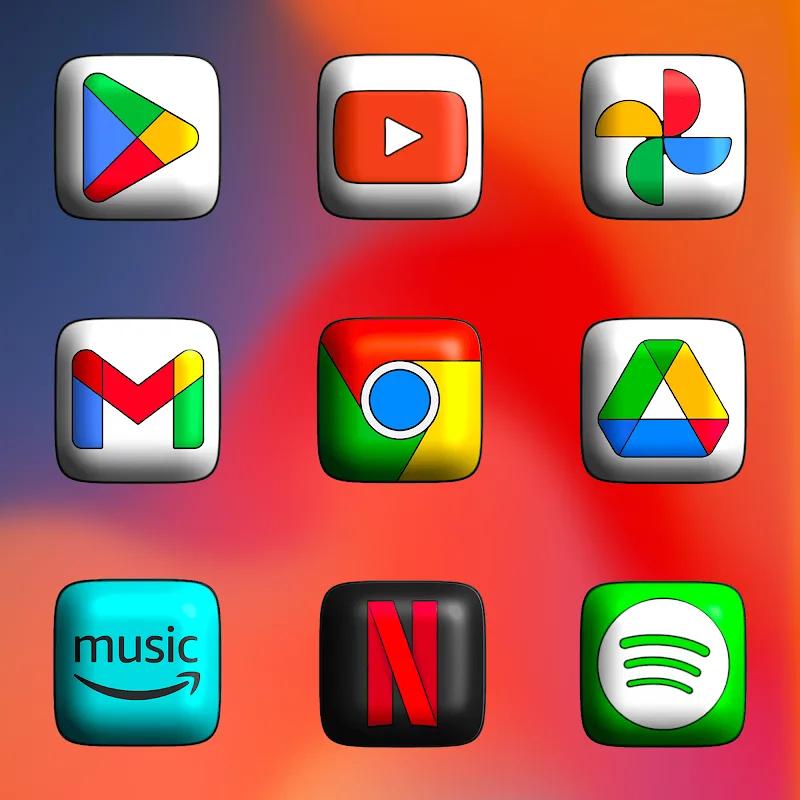 MIUl 3D - Icon Pack Screenshot 4