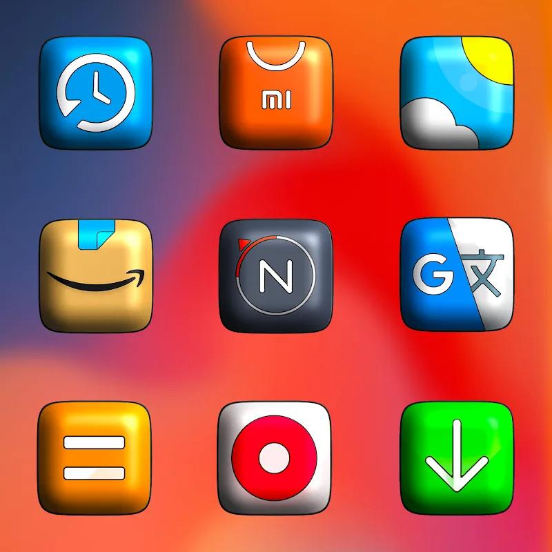 MIUl 3D - Icon Pack Screenshot 5