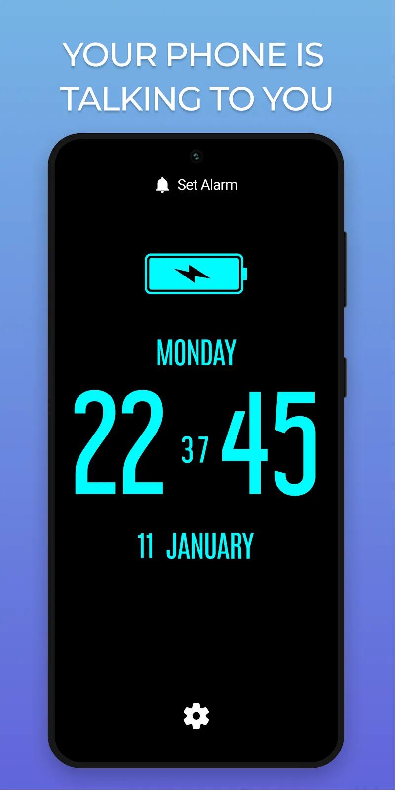 Talking Alarm Clock & Sounds Screenshot 2