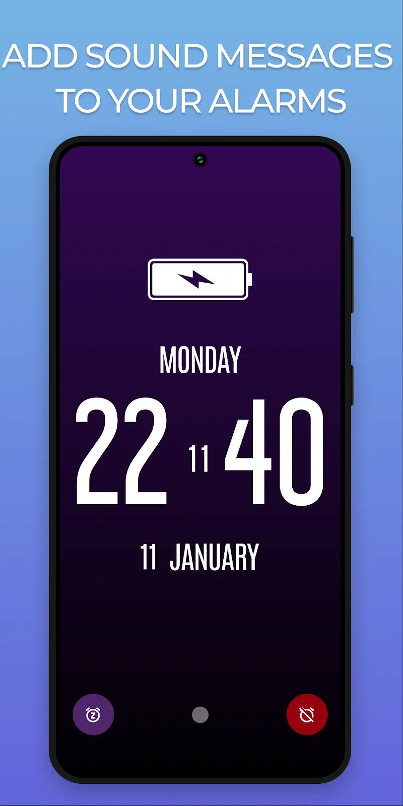 Talking Alarm Clock & Sounds Screenshot 3