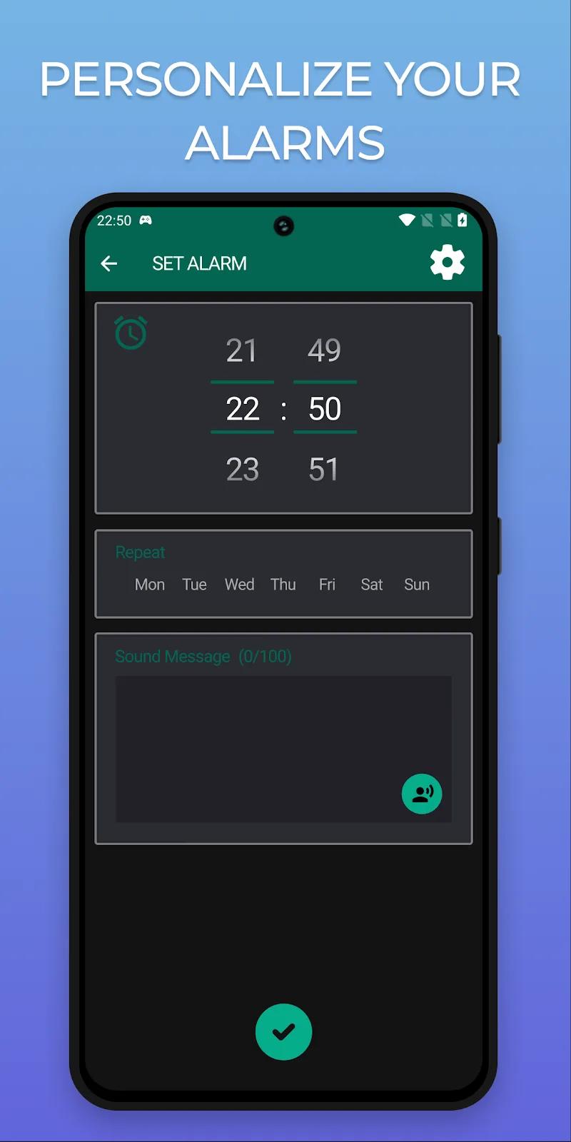 Talking Alarm Clock & Sounds Screenshot 4