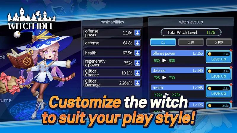 Witch Idle - 4320 Summonable Screenshot 3
