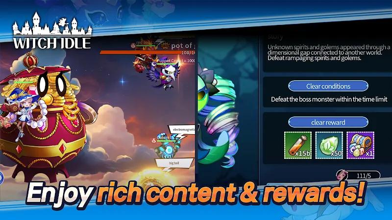 Witch Idle - 4320 Summonable Screenshot 5
