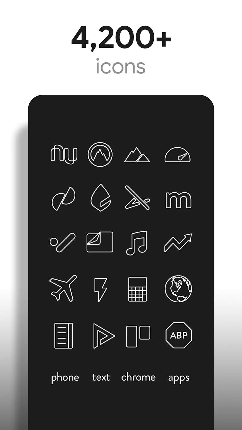 Lines Pro - Icon Pack Screenshot 2