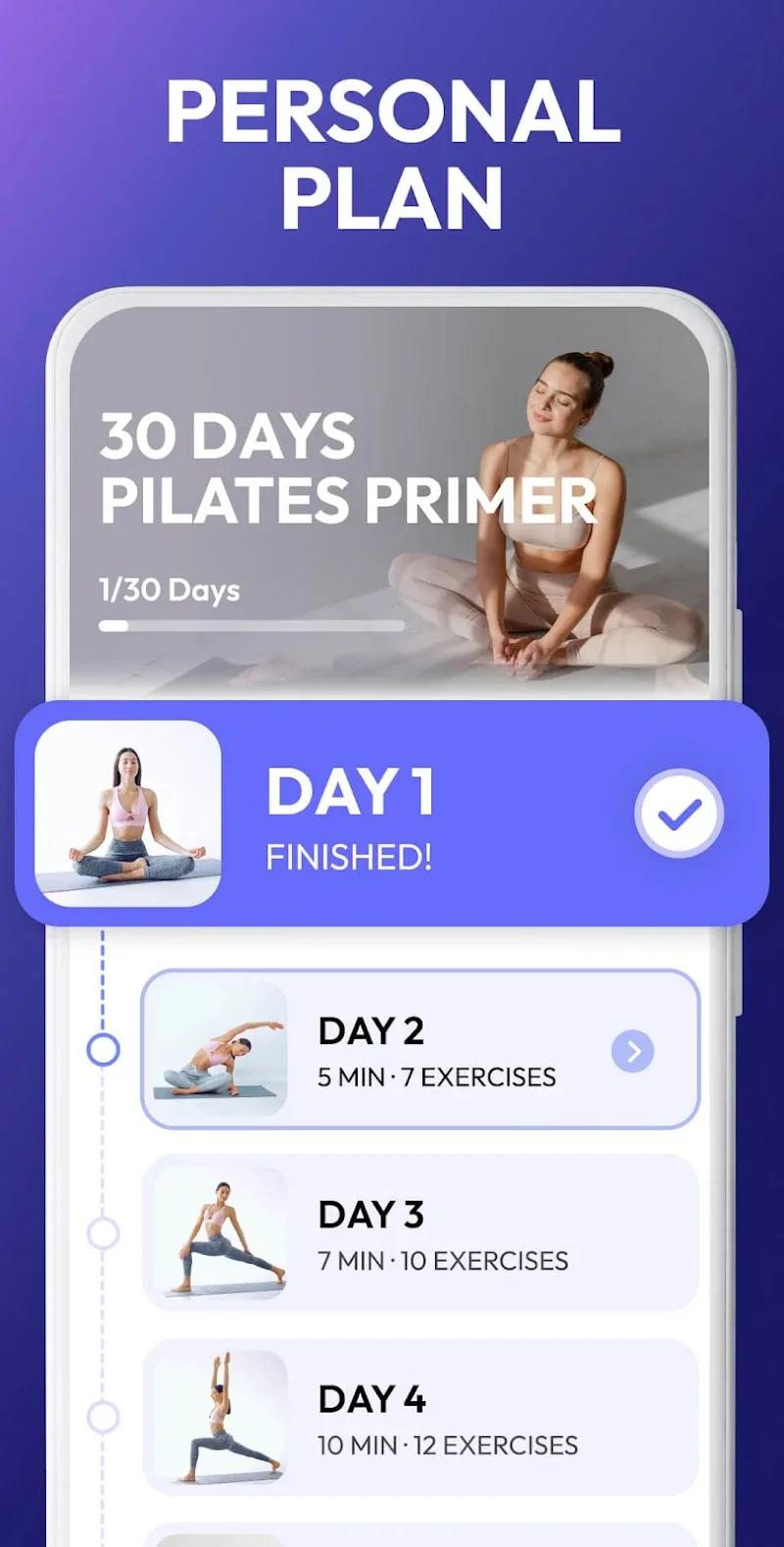 Pilates Workout at Home Screenshot 2