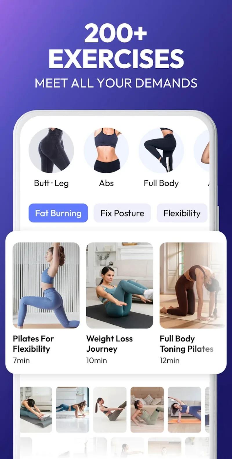 Pilates Workout at Home Screenshot 5