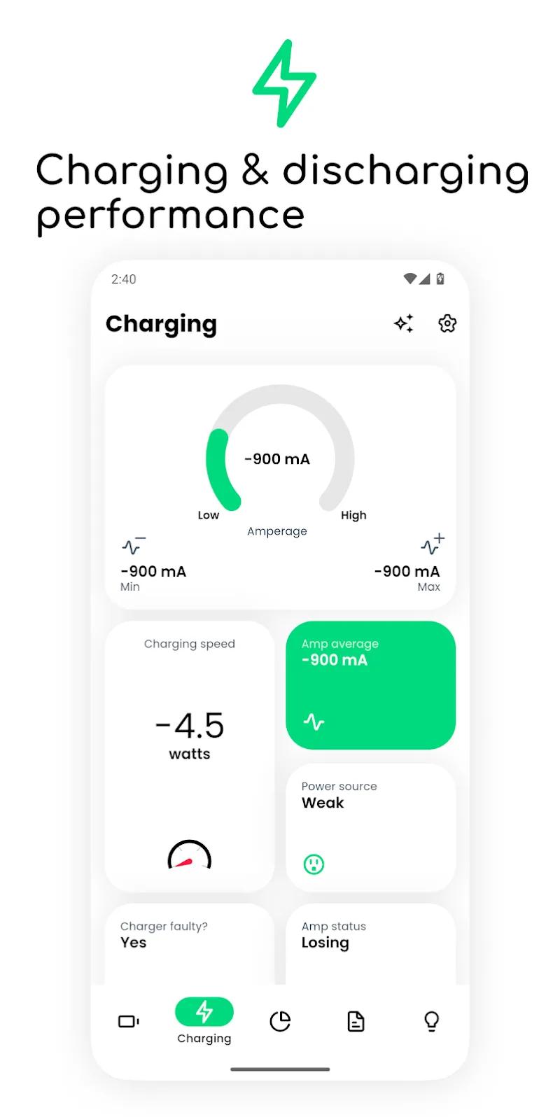 Electron: battery health info Screenshot 2
