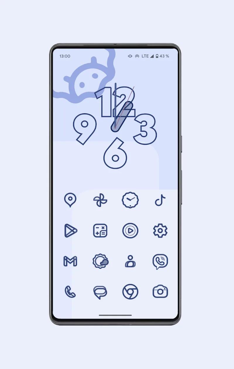 PixLinear Dark Icon Pack Screenshot 3