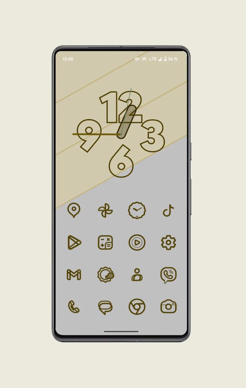 PixLinear Dark Icon Pack Screenshot 4