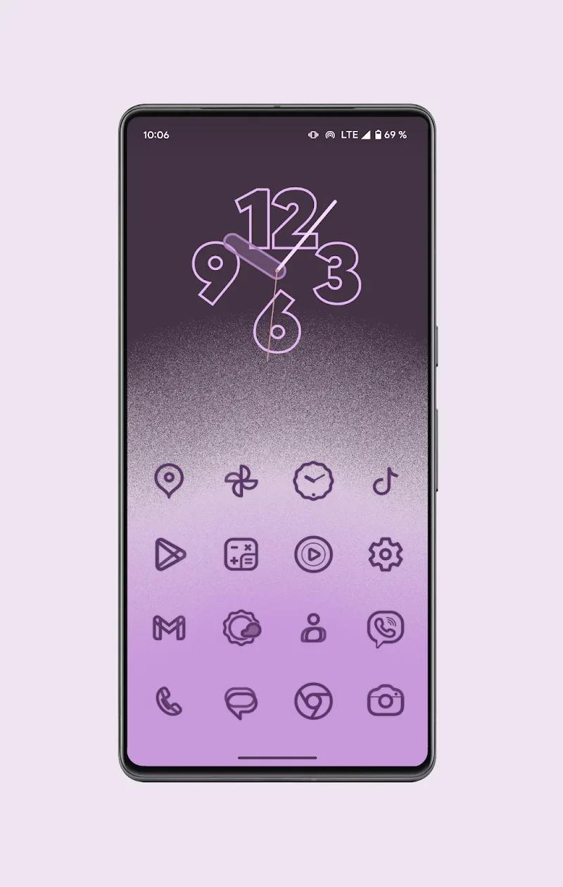 PixLinear Dark Icon Pack Screenshot 5