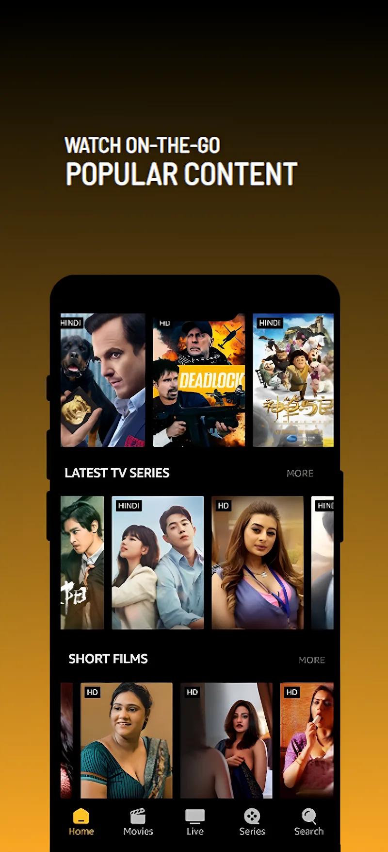 Picasso: Live TV, Movie & Show Screenshot 2
