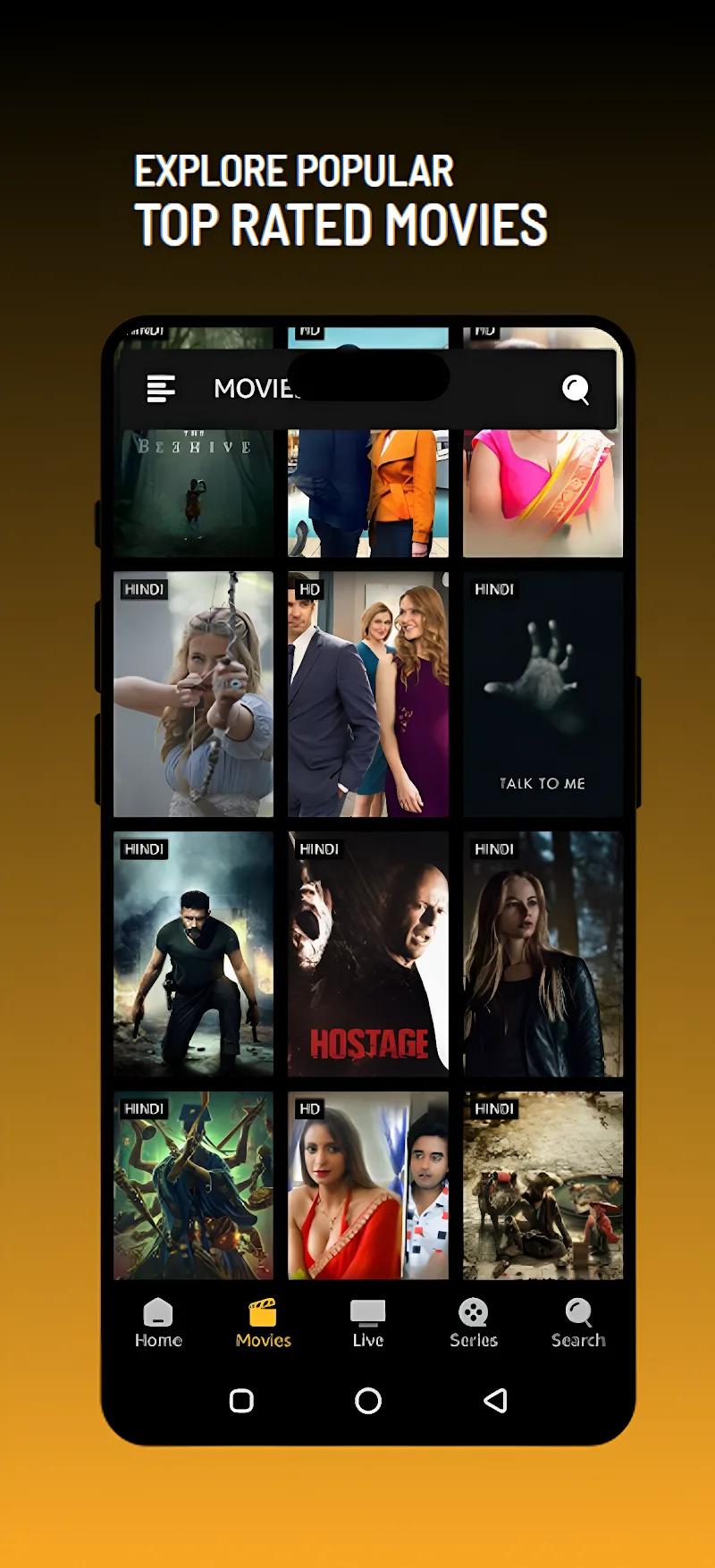Picasso: Live TV, Movie & Show Screenshot 3