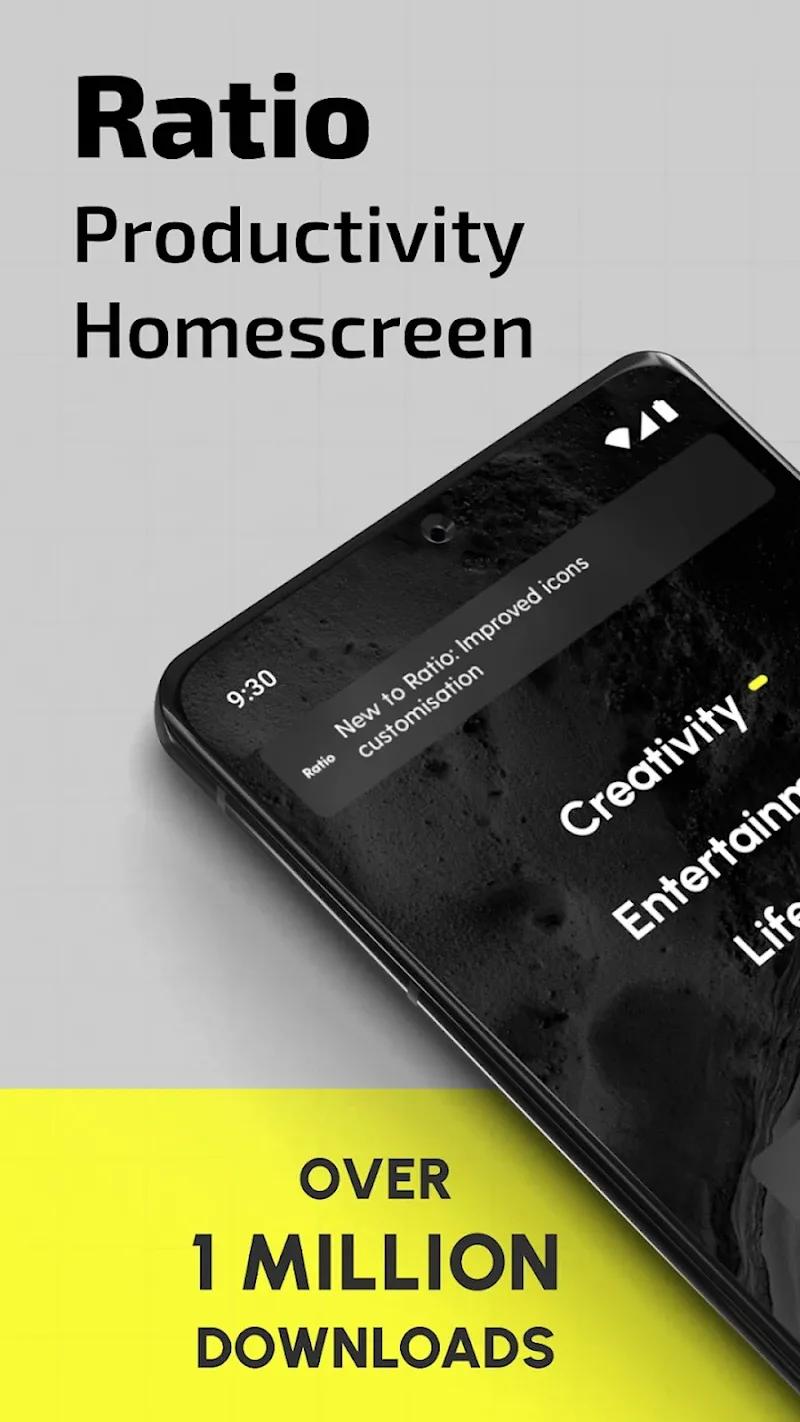 Ratio: Productivity Homescreen Screenshot 3