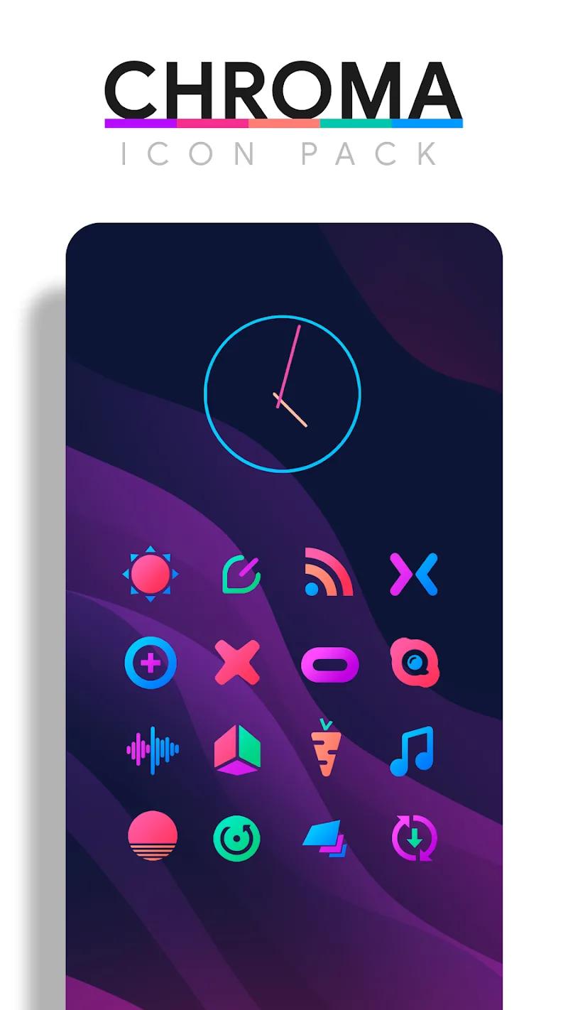 Chroma - Icon Pack Screenshot 1