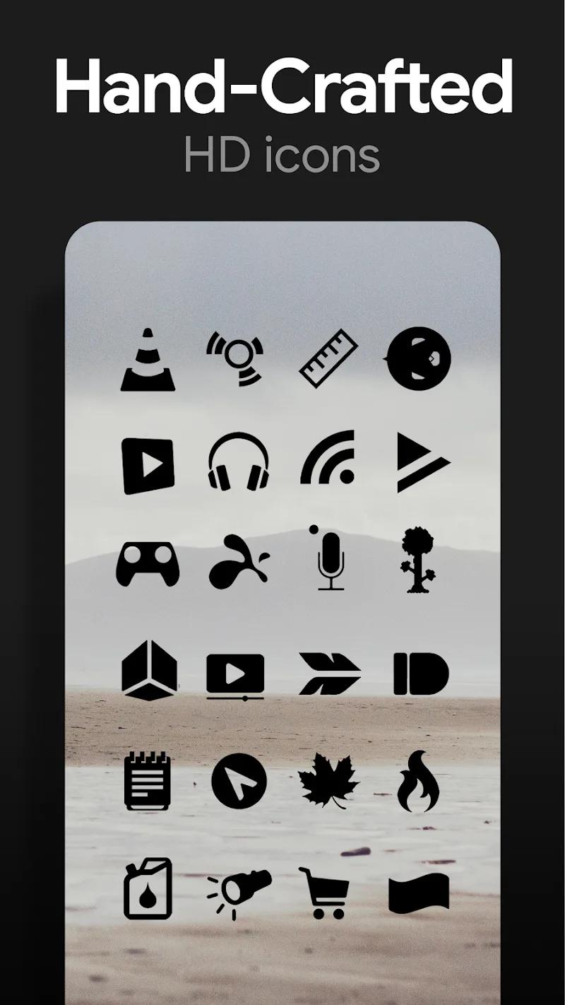 Flight Dark Pro - Icon Pack Screenshot 3