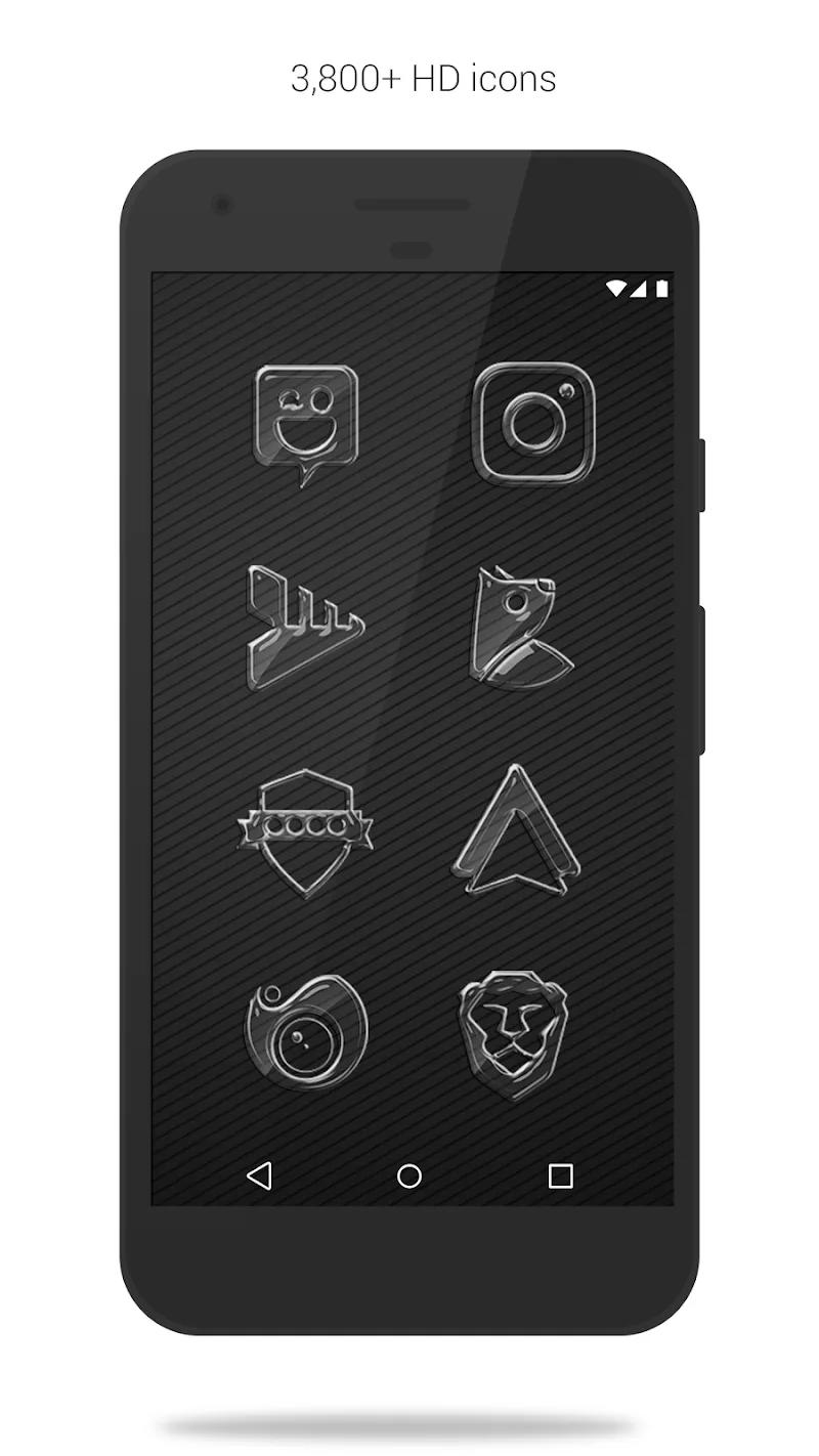 Glass Pack Pro - Clear Icons Screenshot 2