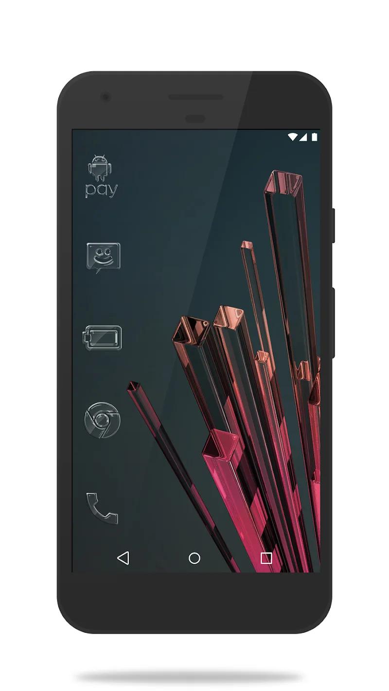 Glass Pack Pro - Clear Icons Screenshot 5